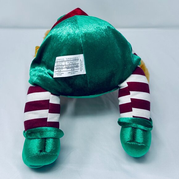 Disney Store Christmas Pooh Bear Dressed as Elf Plush Vintage Disney - Picture 9 of 13